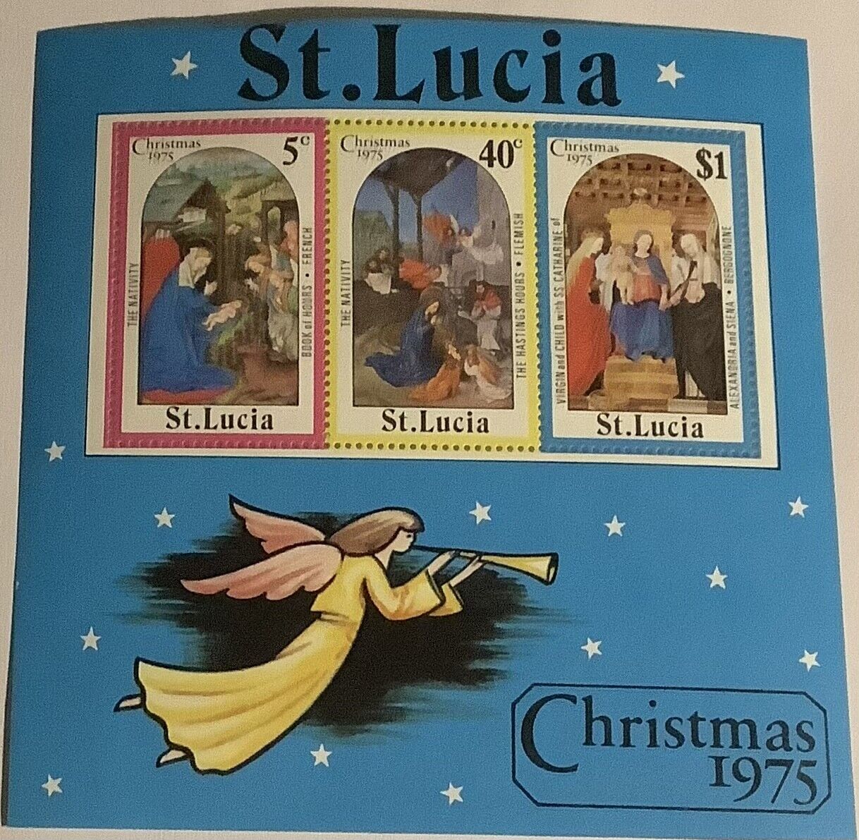 Santa Lucia 1975. Christmas. Pictures.nhm