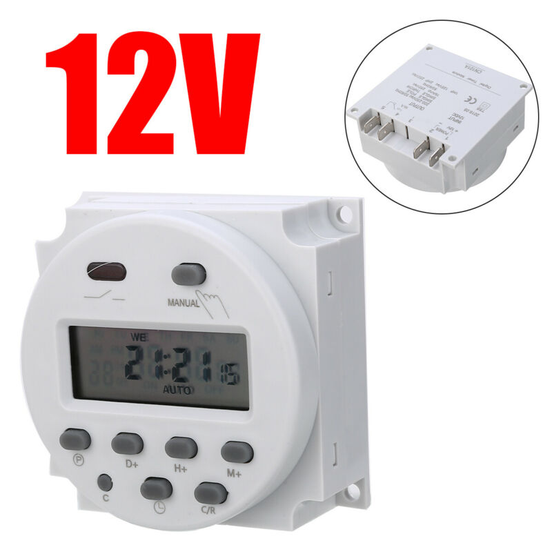 Cn101a 12v Digital Lcd Digital Power Programmable Control Timer Time Switch