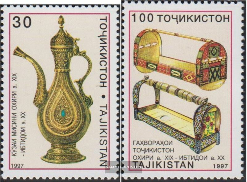 Tajikistan 117-118 Mnh 1998 Crafts