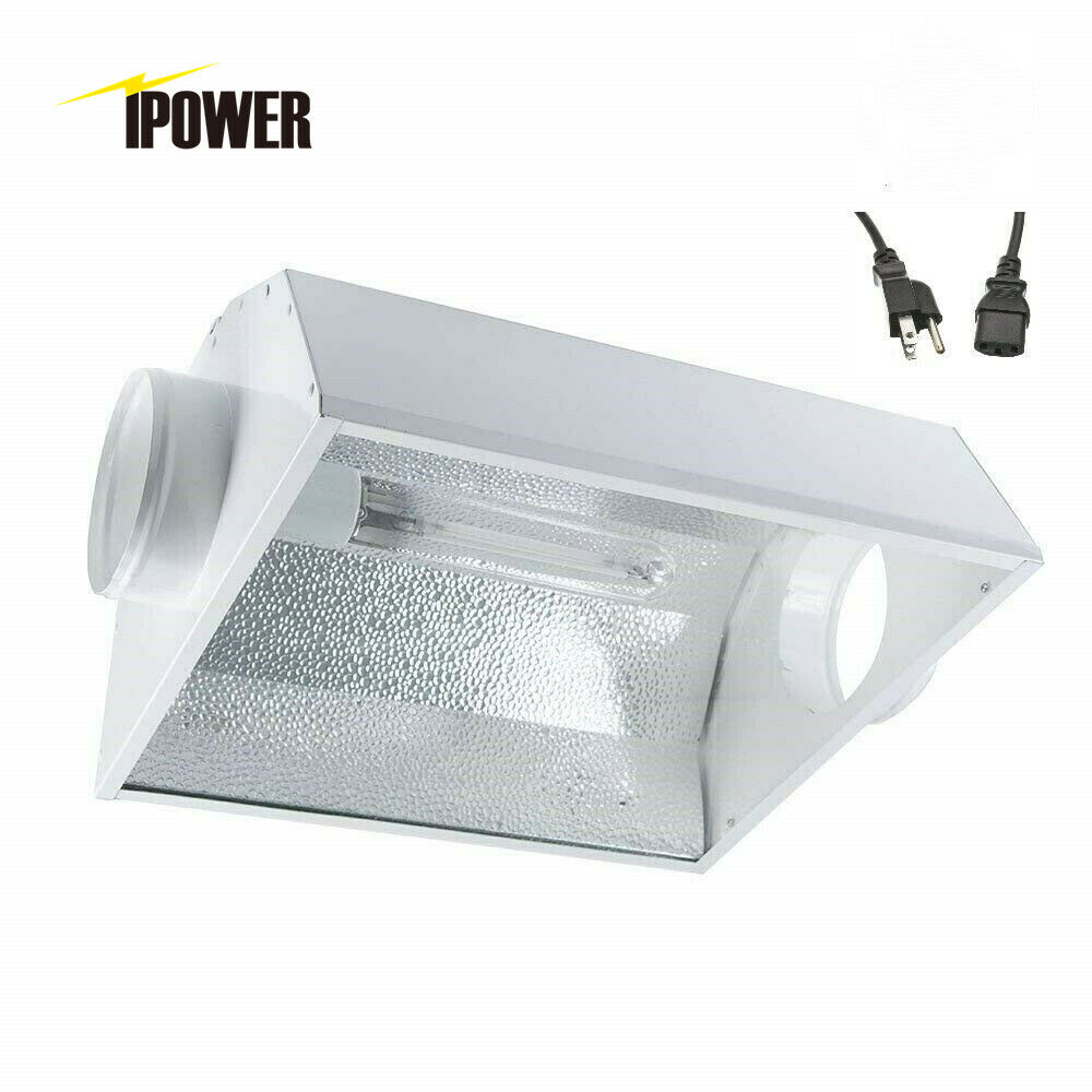 Ipower 6 Inch Air Cooled Reflector Hood For Hps Mh Grow Light 1-2-pack