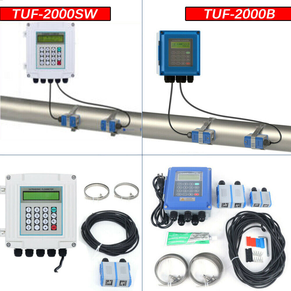 Liquid Flow Meter Ultrasonic Flowmeter Tuf-2000b Tuf-2000sw Tm-1 Ts-2 Transducer