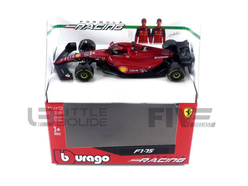 Bburago 1/43 - 36832l - Ferrari F1-75 - Season Car 2022