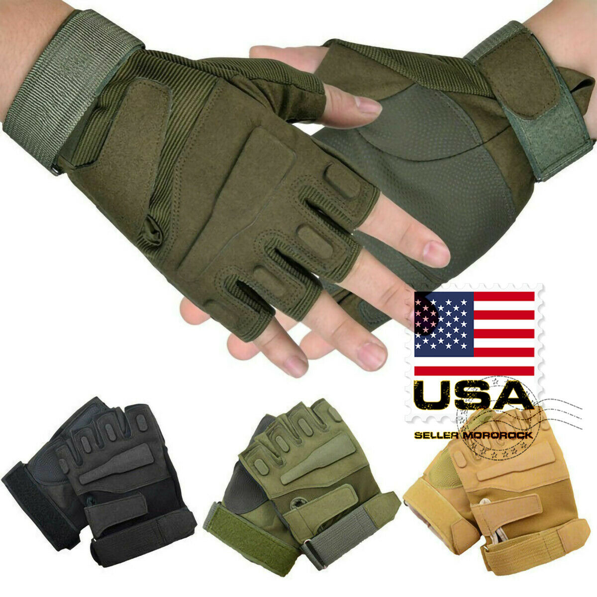 Us Men Army Military Tactical Shooting Motorcycle Hunt Half & Full Finger Gloves