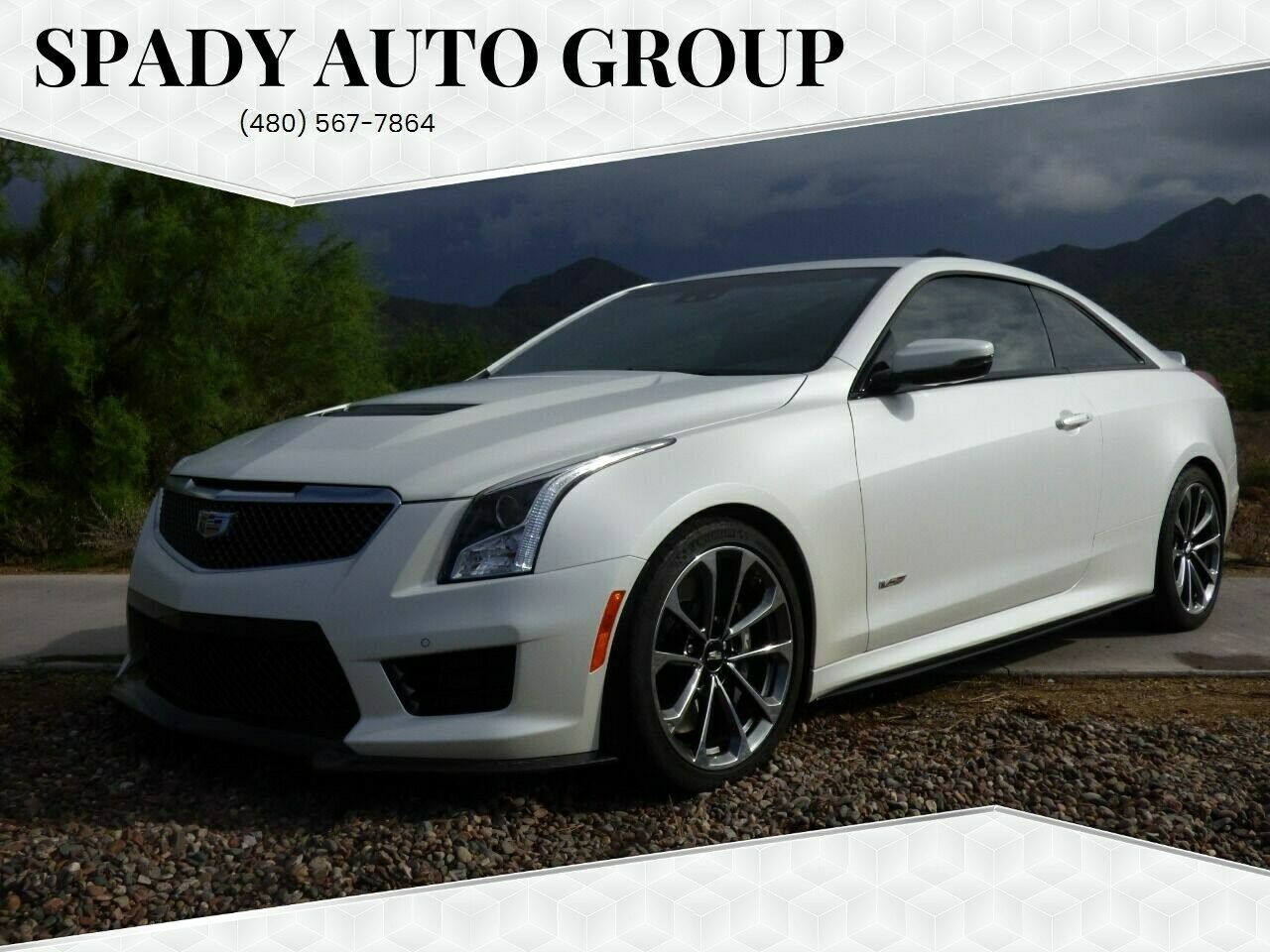 2016 Cadillac Ats Base 2dr Coupe 2016 Cadillac Ats-v Base 2dr Coupe 14,986 Miles Crystal White Frost Coupe 3.6l V