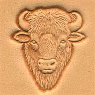 Buffalo Head 3d Stamp New 88458-00 By Tandy Leather