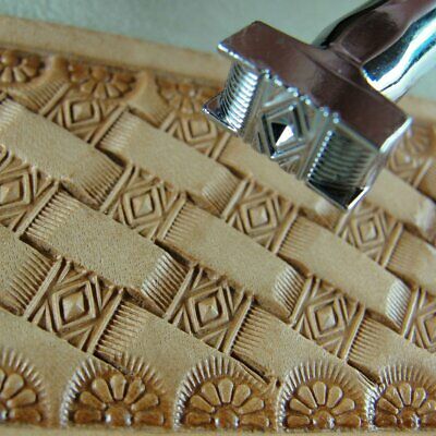 Pro Crafters Series - Diamond Basket Weave Stamp (leather Stamping Tool)