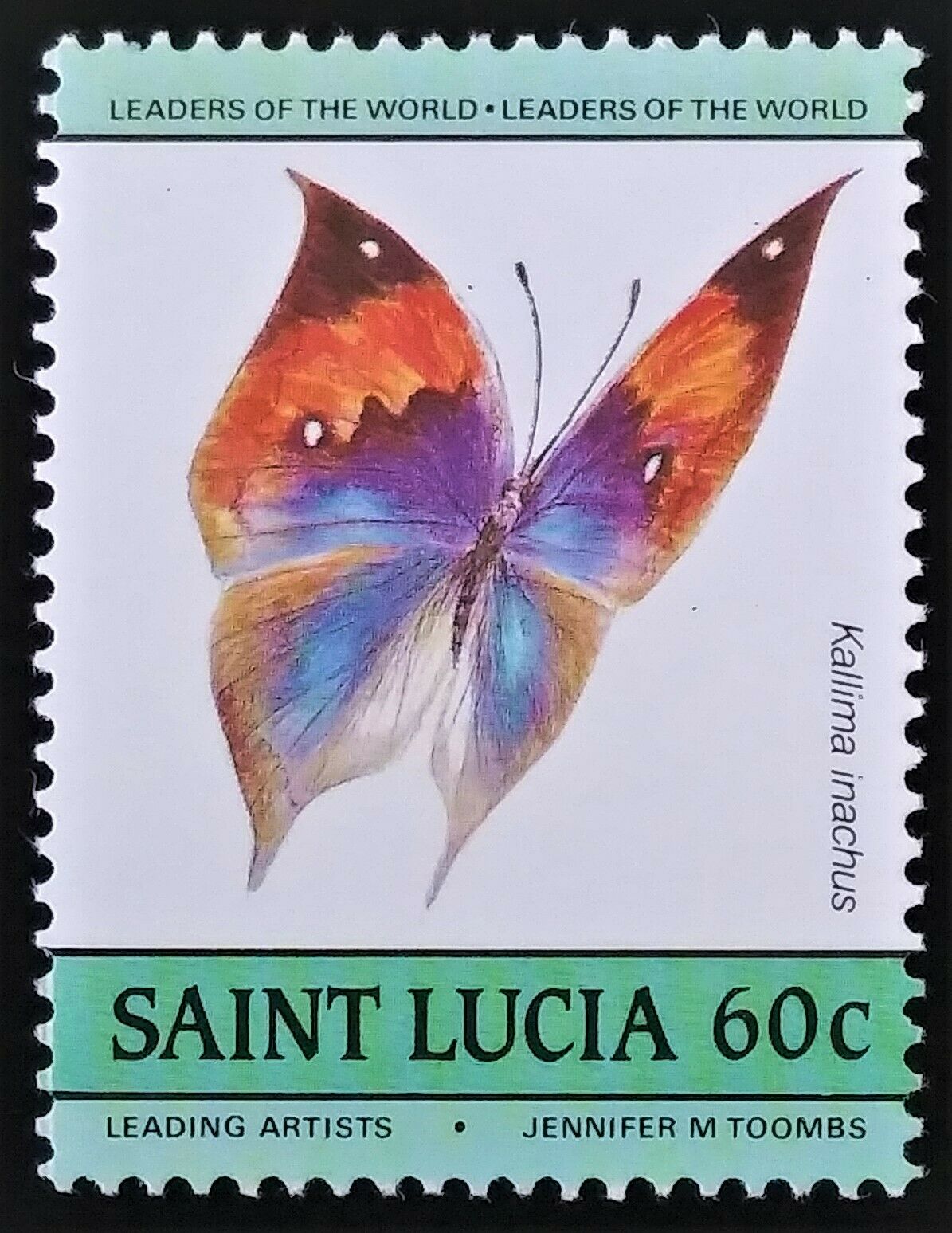 * Cs&c * 1985 St Lucia  60c Mint Nh Stamp  -   Id:7217
