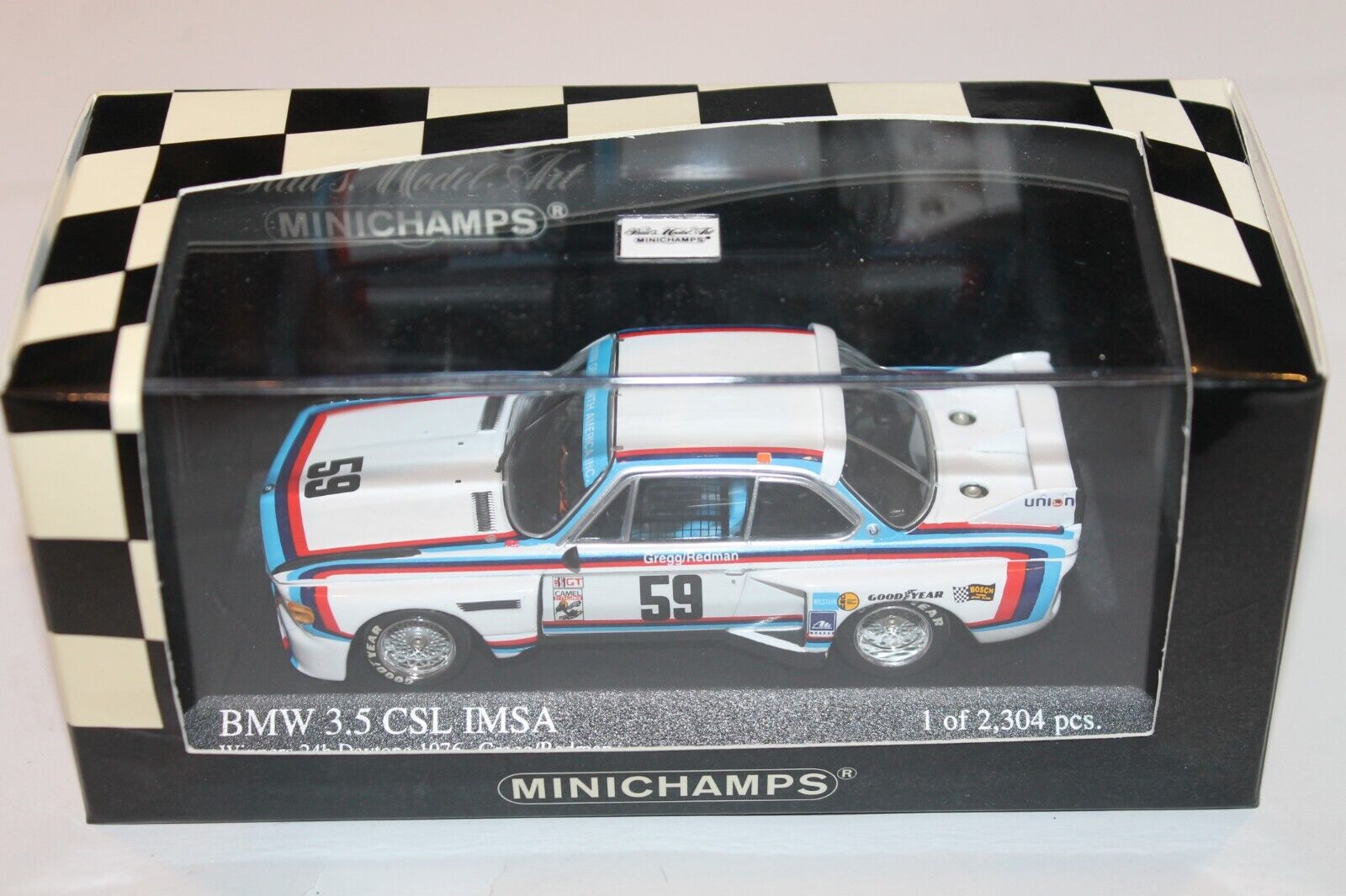 Minichamps Bmw 3.5 Imsa Winner 24h 1/43 Daytona 1976 Gregg/redman 1 Of 2,304