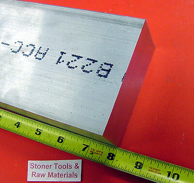 1"x 4" Aluminum Flat Bar 8" Long 6061 T6511 Solid Extruded Plate Mill Stock
