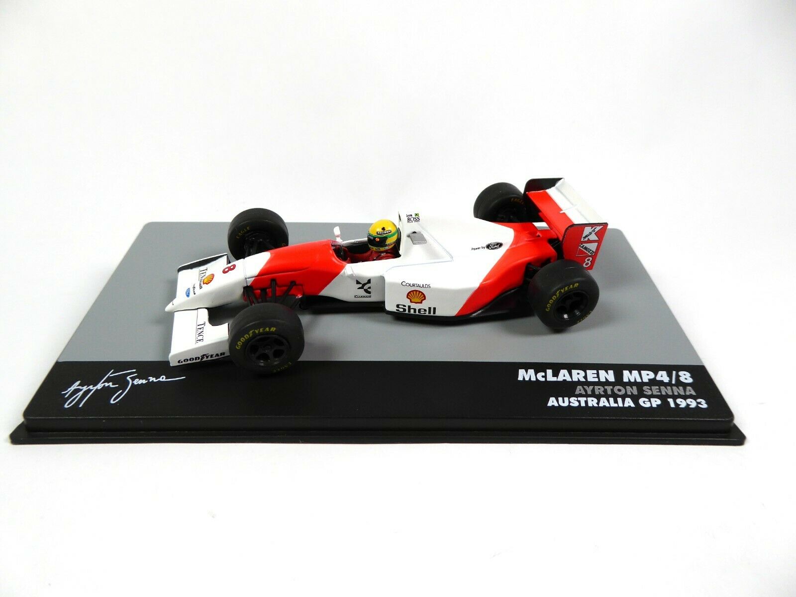 Formula 1 Mclaren Mp4/8 A.senna Winner Australian Gp 1993 1:43 Model Car 713