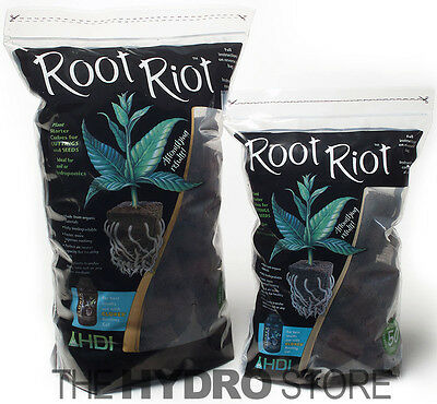 Root Riot Replacement Cubes - Organic Seed Moistened Starter Plugs