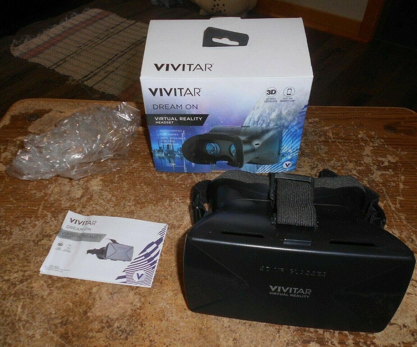 2016 Vivitar Virtual Reality Headset Model Vr160 Untested In Nice Shape Used