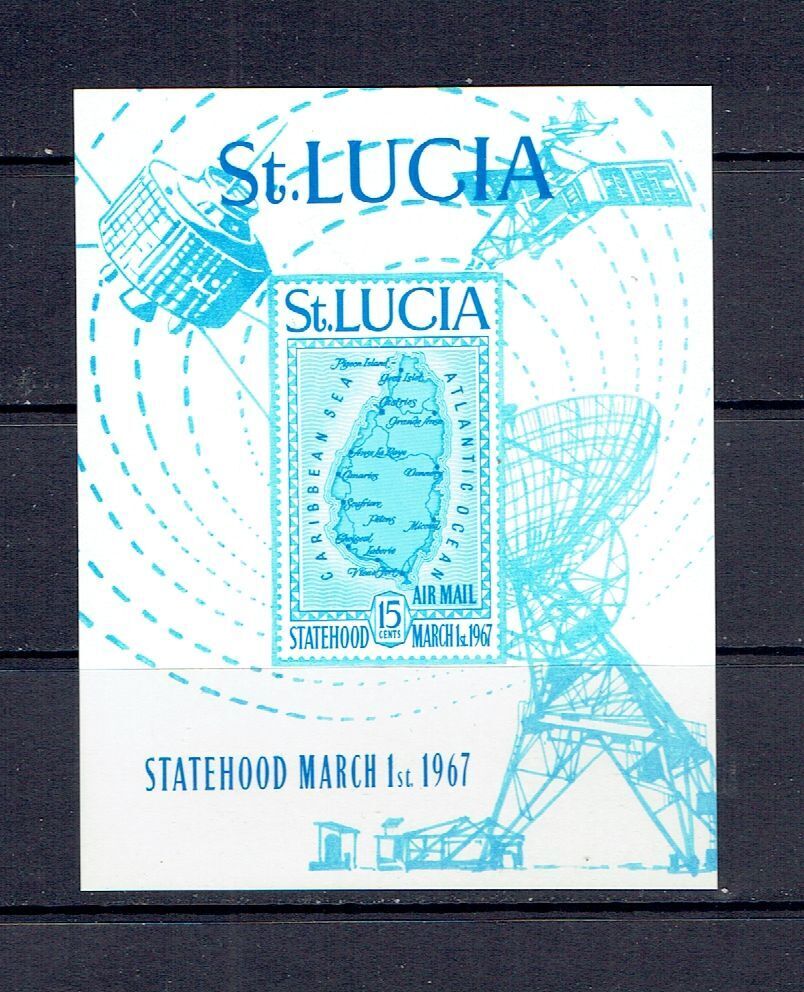 Saint Lucia - 1967 Independence Souvenir Sheet - Scott C1 - Mnh
